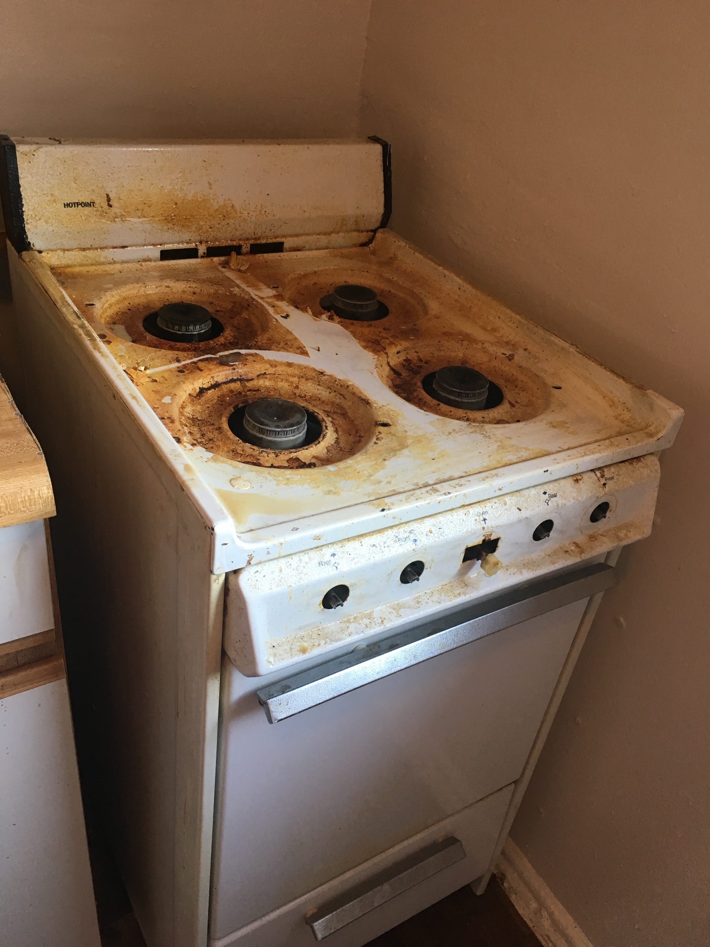 Kitchen stove — before